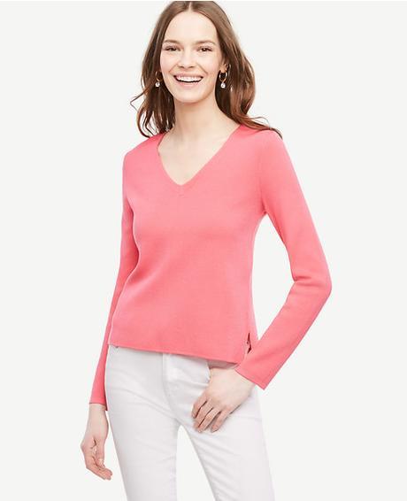 Ann Taylor V-neck sweater