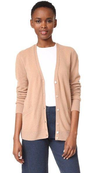 v-neck cashmere cardigan