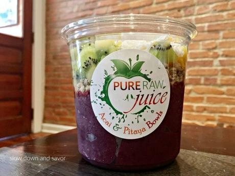 Pure Raw Juice: Acai Bowls & Pregnancy Cravings