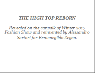  Ermenegildo Zegna : The High Top Reborn