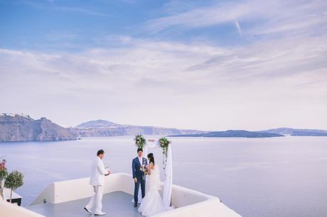 Gorgeous elopement in Santorini | Christine & Olimpio