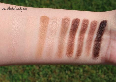 Kokie Cosmetics Bare It All Eyeshadow Palette Swatches