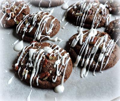 Caramel Stuffed Chocolate Cookies