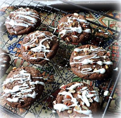 Caramel Stuffed Chocolate Cookies