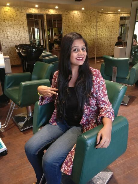 Before Haircut at Aurum Spa Ahmedabad