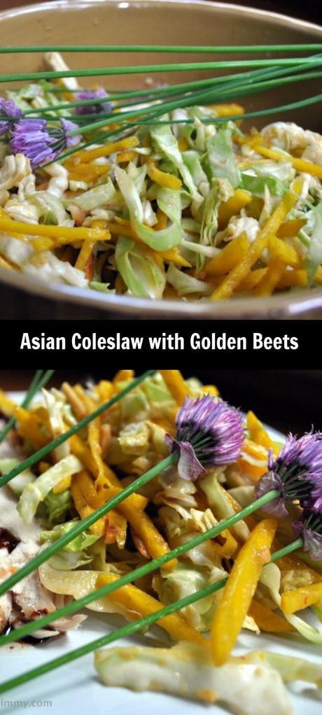 Asian Slaw with Golden Beets