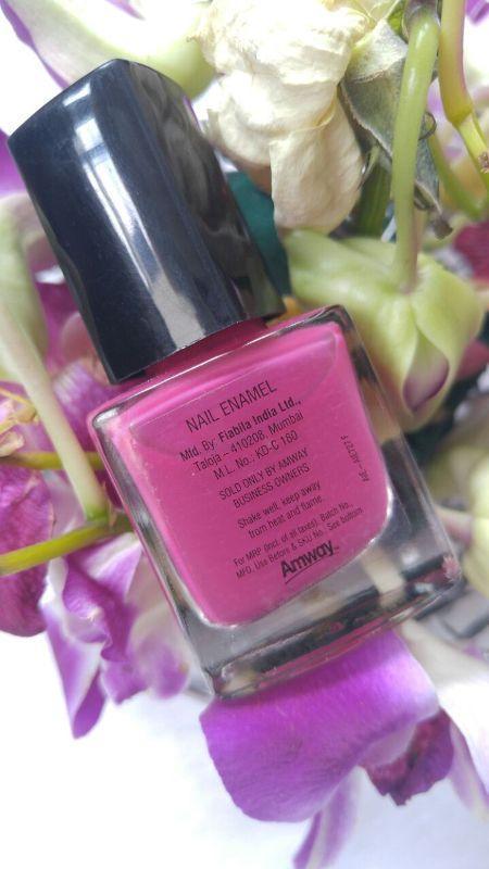 Amway Attitude Bold Pink Nail Enamel Review