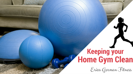Keeping your Home Gym Clean {and your home smelling fresh}