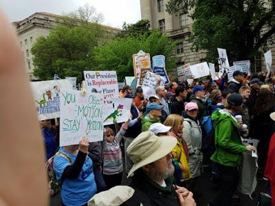 MARCH for SCIENCE, Washington, D.C., There is No Plan-et B!
