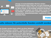 Häufigsten SEO-Fehler- Most Common Mistakes [german Infographic]