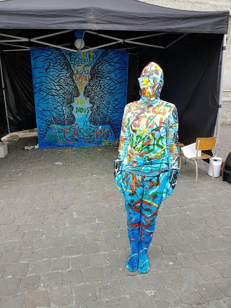 Ben Heine Art - Body Painting Abstract Art - Be Marolles - Live Performance - Bruxelles 2017