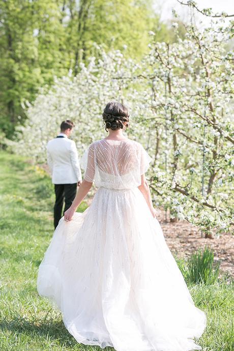 Elegant orchard wedding inspiration shoot