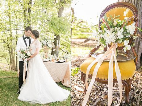 Elegant orchard wedding inspiration shoot