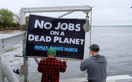 Ocean Farmers Make “Climate March by Sea”