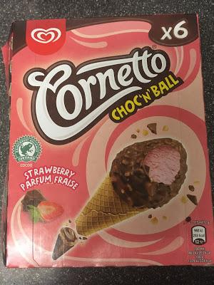 Today's Review: Wall's Cornetto Choc 'N' Ball Strawberry