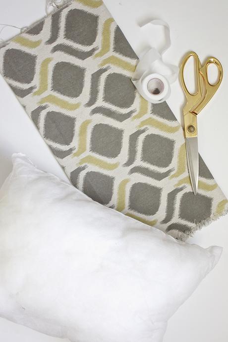 The Easiest “No Sew” Pillow Cover Ever