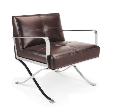 Modern Leather Lounge Chair