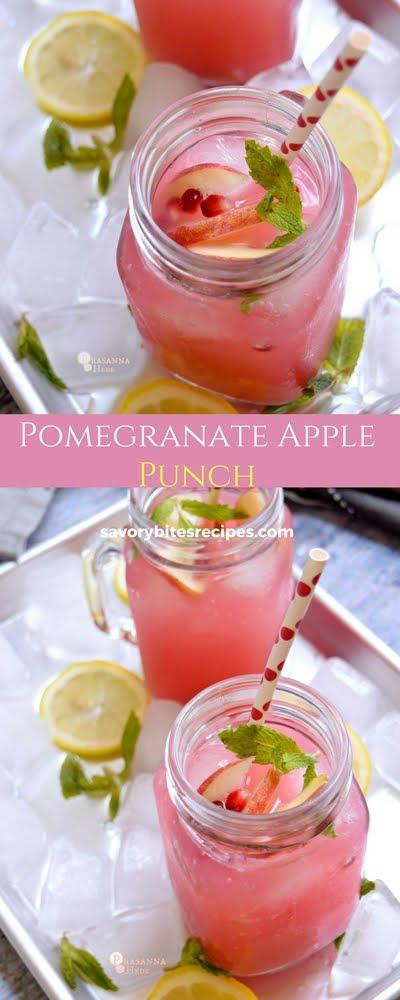 Pomegranate Apple Party Punch Recipe