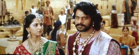 Anushka and Prabhas in Bahubali 2