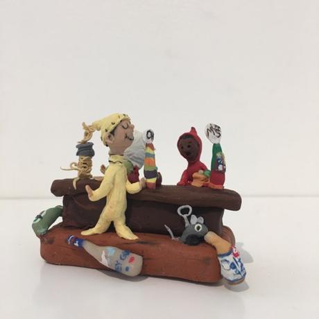 Dr Suess Sculpture At Miniatures Exhibit at Cambridge Art Association By Marni Katz