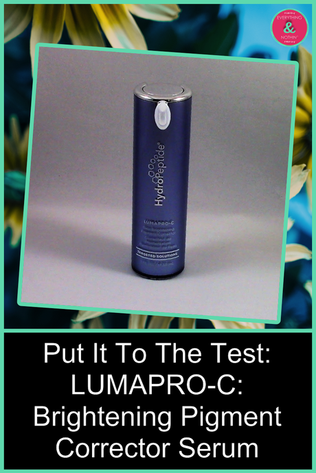 Put It To The Test: LUMAPRO-C: Brightening Pigment Corrector Serum