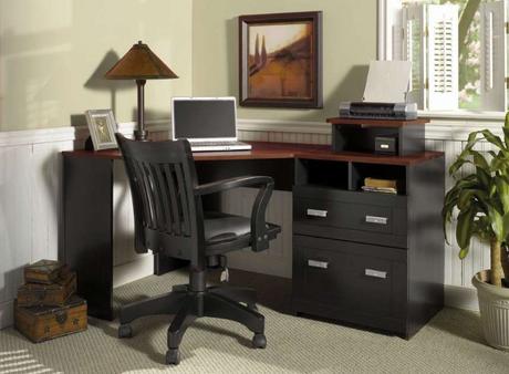 DIY L Shaped Desk For Your Home Office [corner desk]