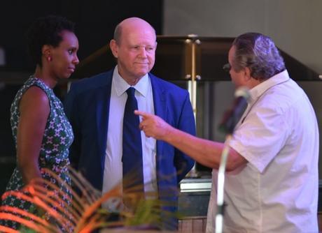 UNWTO Candidate Alain St. Ange, Wolfgang Thome, Carmen Nibigira