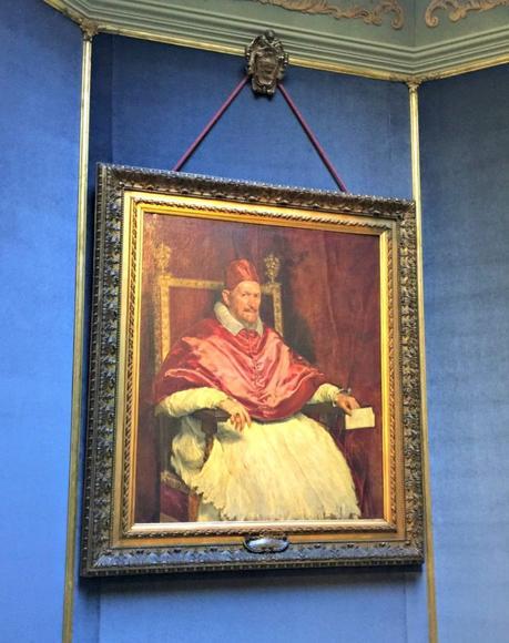 portrait of Pope Innocent X by Velasquez