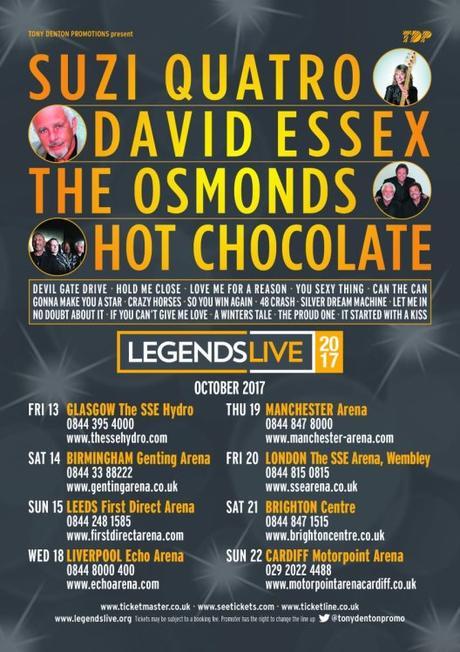 Relive memories by booking to see the Legends Live UK Tour