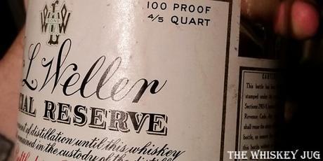 1952 Weller Reserve Label