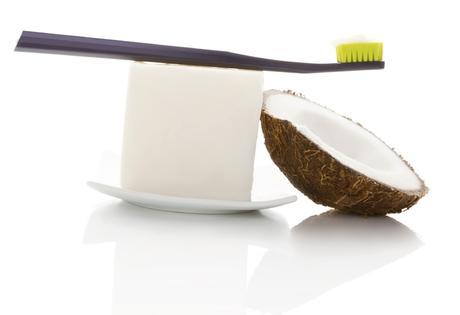 coconut oil toothbrush