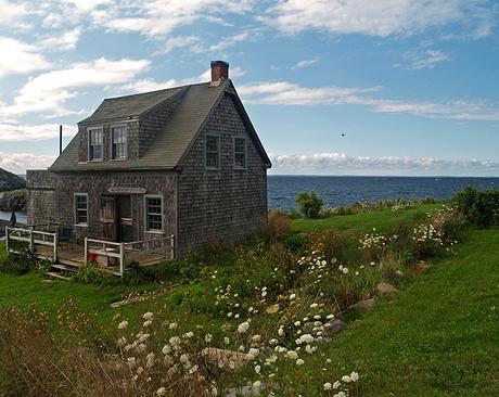 Image result for photo of a cottage by the sea