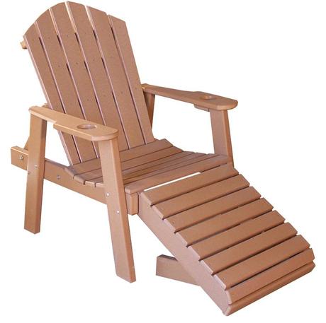 Wood Chaise Lounge Chair