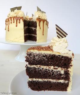 Amarula, Chocolate & Caramel Cake