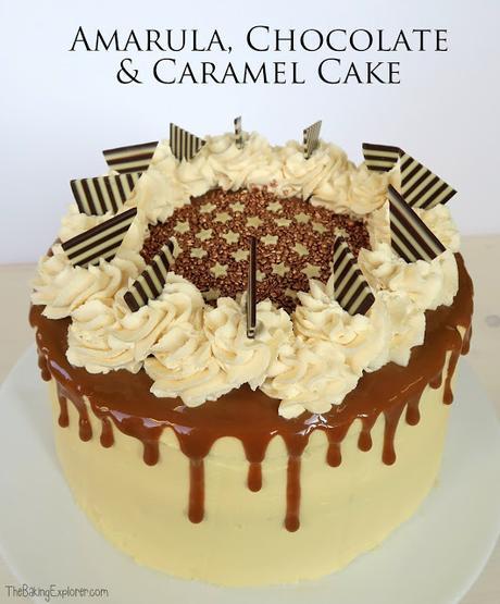 Amarula, Chocolate & Caramel Cake