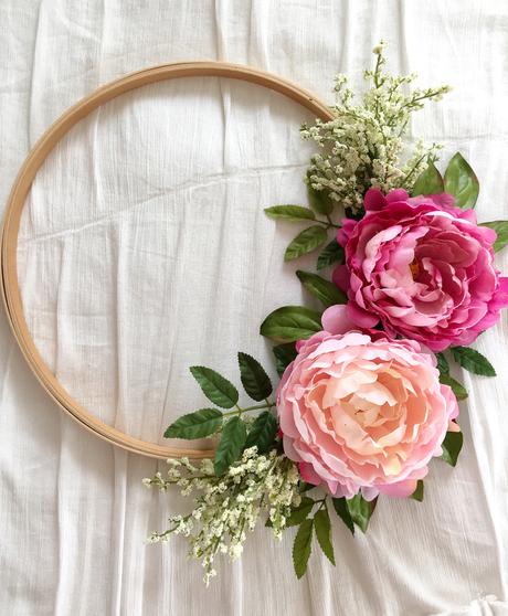 DIY : Embroidery Hoop Wreath