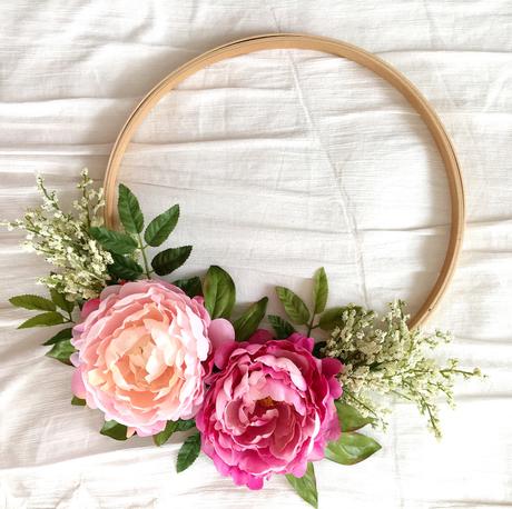 DIY : Embroidery Hoop Wreath