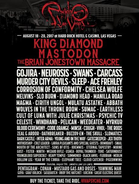 PSYCHO LAS VEGAS 2017 Confirms Mastodon As Final Headliners