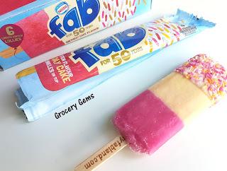 Review: Fab Birthday Cake Flavour Ice Lollies