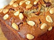 Peanut Butter Banana Bread with Milk Chocolate Chips