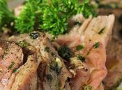 Ribeye with Olive Oil, Garlic Herbs (Tagliata)