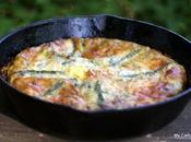 Asparagus Cheddar Frittata #brunchweek