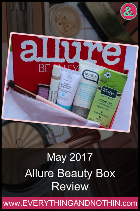 May 2017 Allure Beauty Box Review