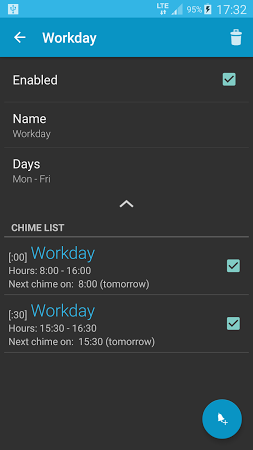 Hourly chime Hourly chime