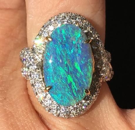 Catmom's Mother's Day/Birthday Opal Ring