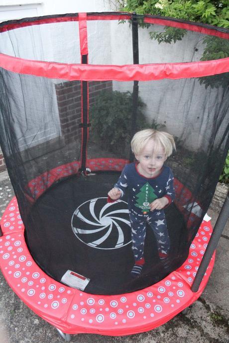 Garden Fun With Our ELC Trampoline