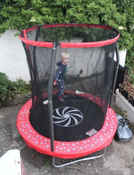 Garden Fun With Our ELC Trampoline