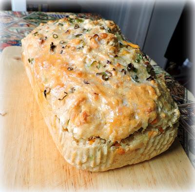 Beer Cheese & Onion Bread