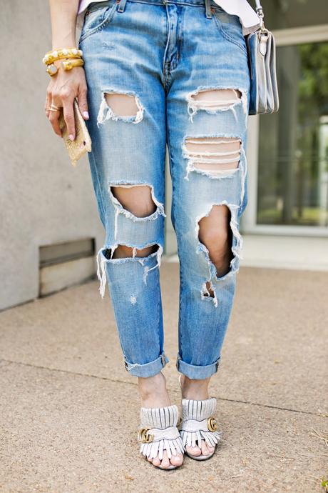 Ruffles and Ripped Jeans