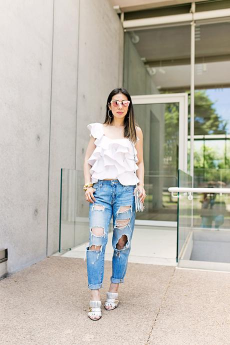 Ruffles and Ripped Jeans